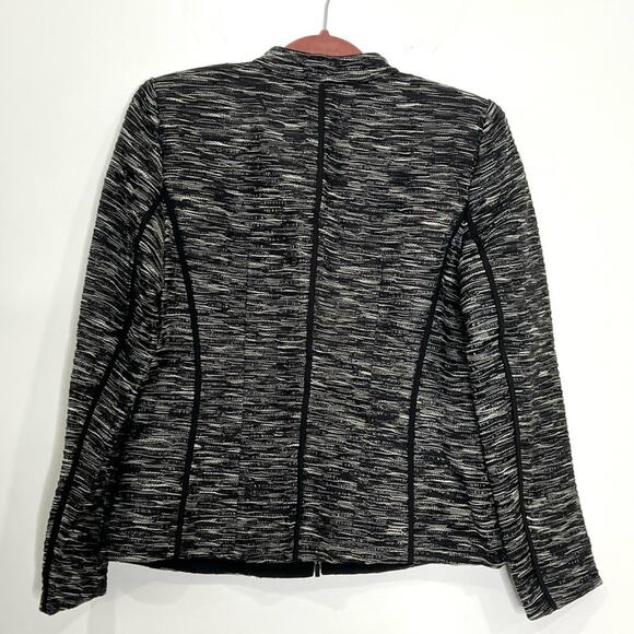 Lafayette 148 New York Meryl Zip Front Jacket - Picture 8 of 13